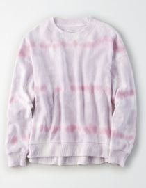 Tie Dye Drop Shoulder Sweater by American Eagle at American Eagle